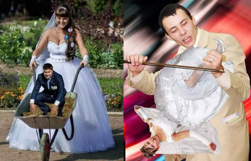 Zdjęcia z rosyjskich ślubów rozwalają system [19 ZDJĘĆ]